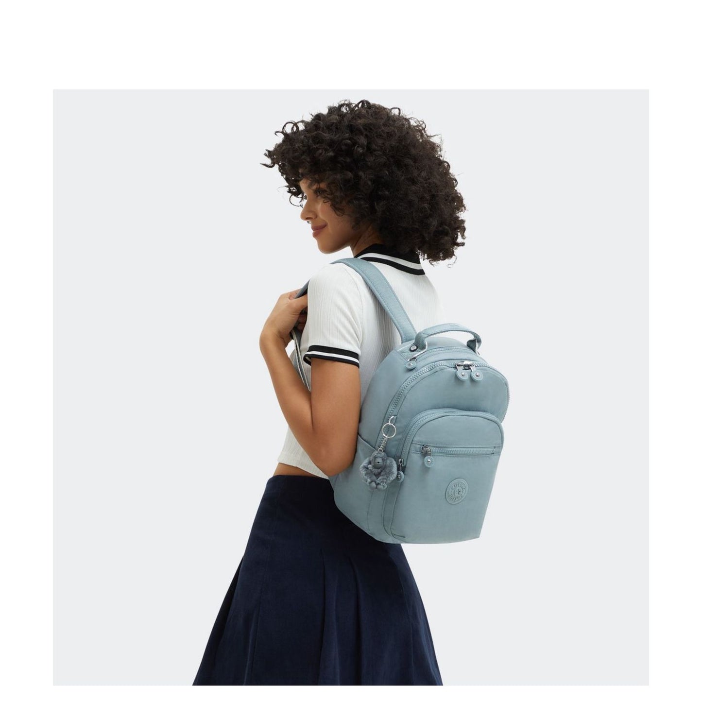 Kipling Seoul S Backpack relaxed grey