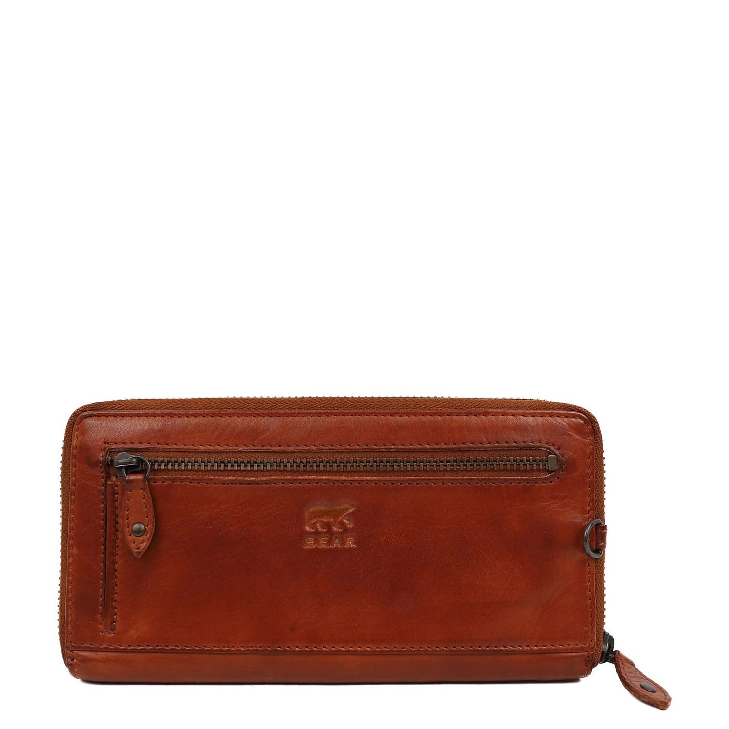 Bear Design Cow Lavato Wallet CL15882 cognac