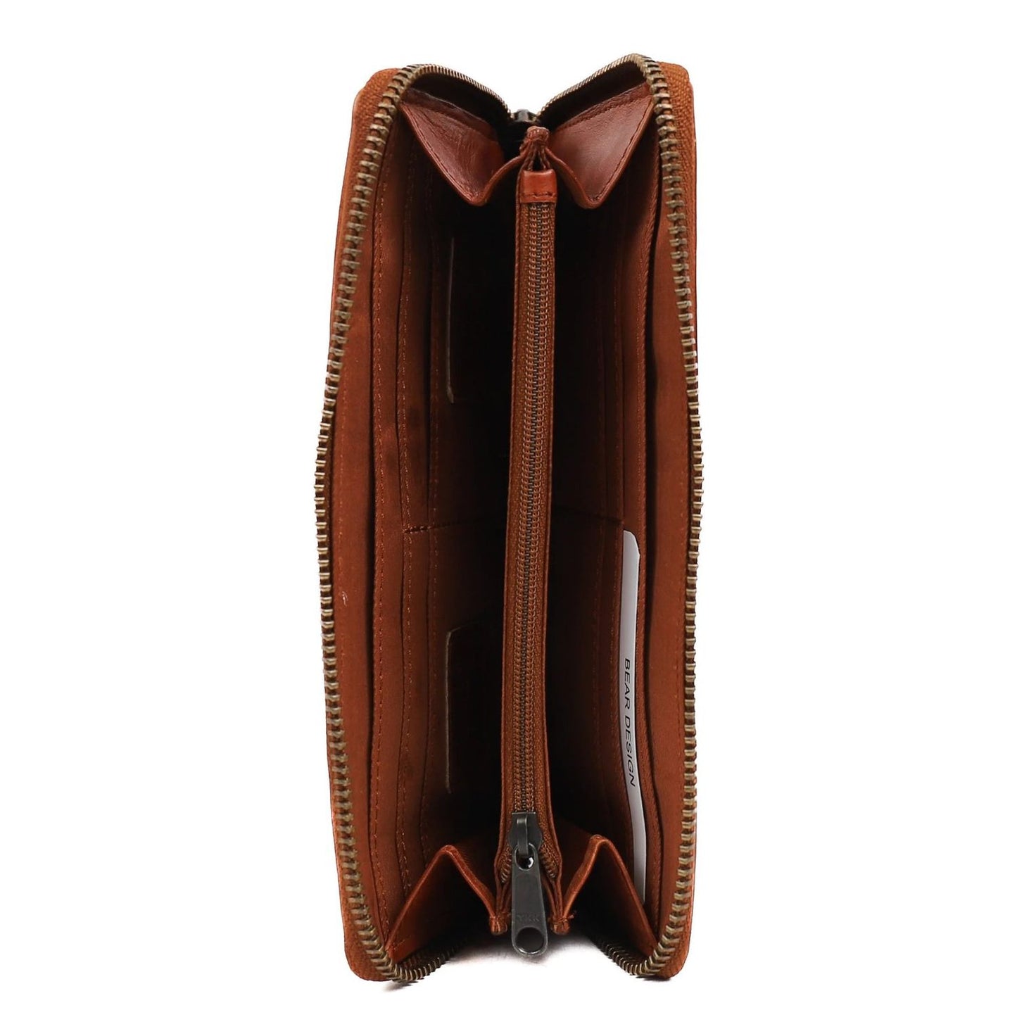 Bear Design Cow Lavato Wallet CL15882 cognac