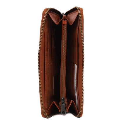 Bear Design Cow Lavato Wallet CL15882 cognac