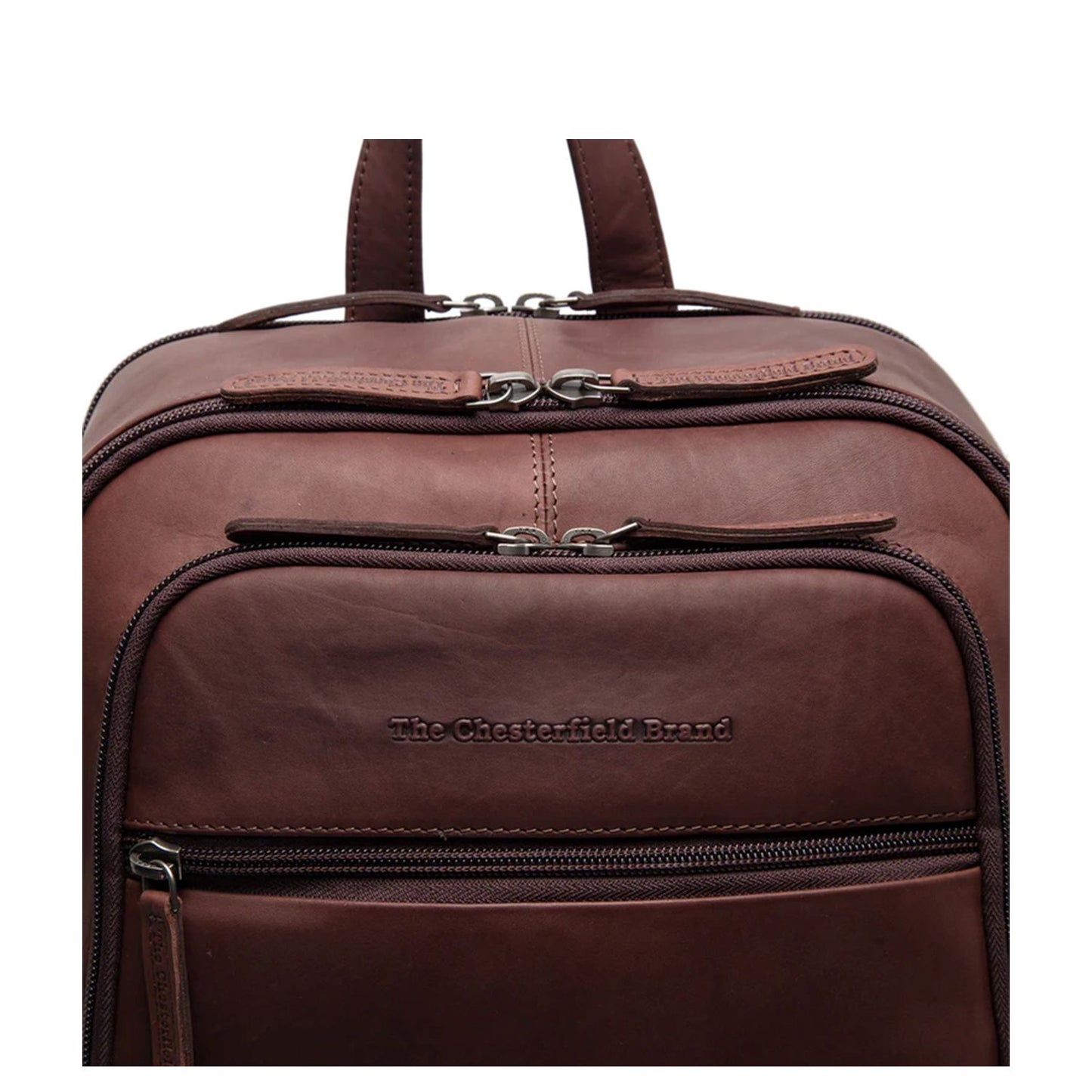 The Chesterfield Brand Detroit Leren Backpack brown