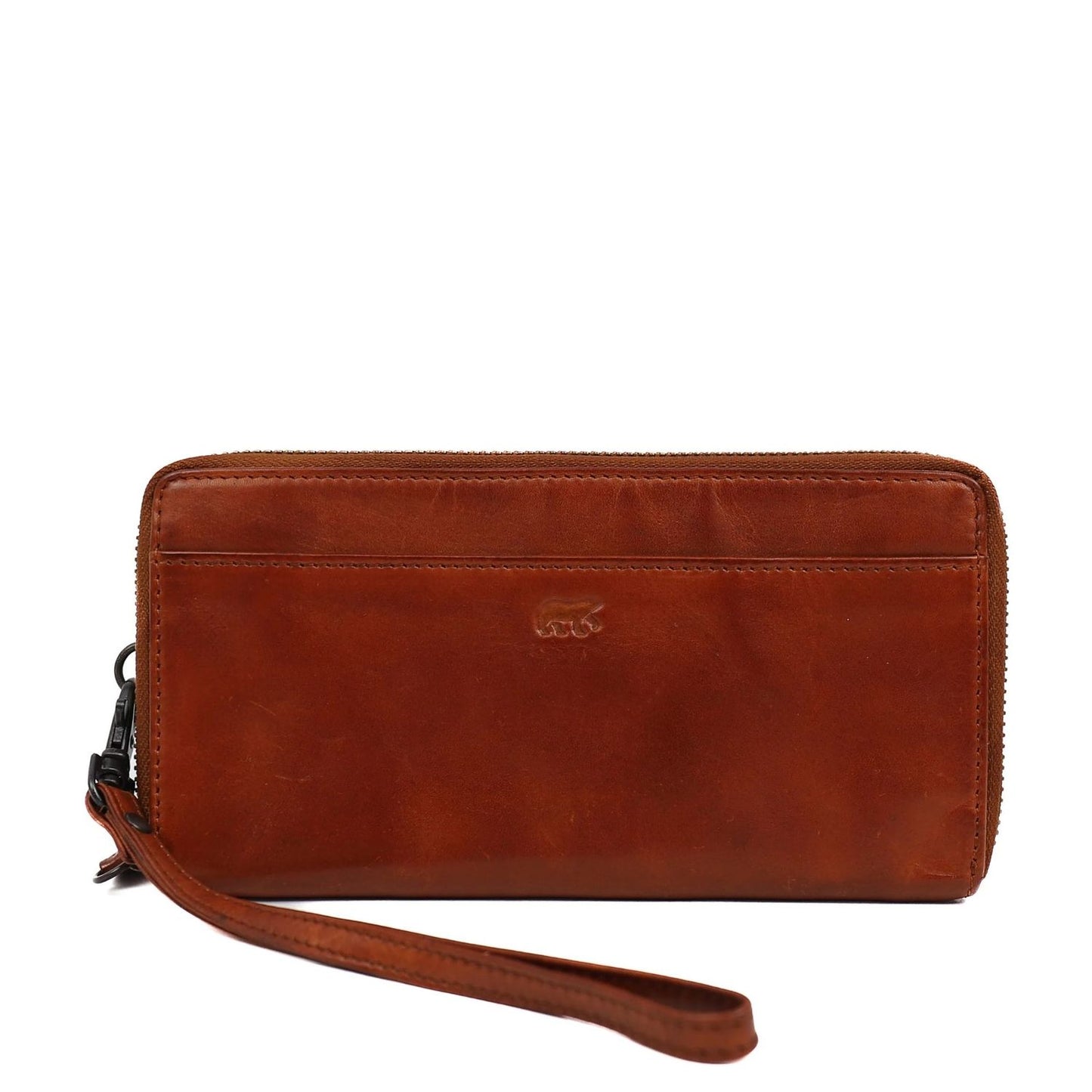 Bear Design Cow Lavato Wallet CL15882 cognac