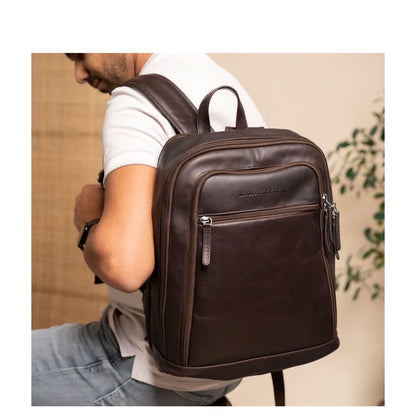 The Chesterfield Brand Detroit Leren Backpack brown