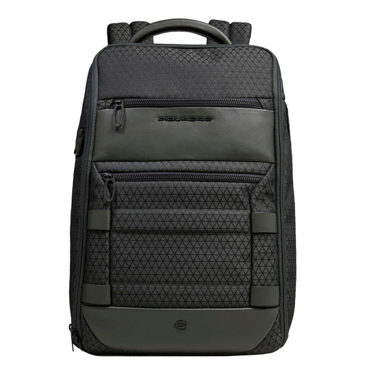 Piquadro W139 Modular Travel Laptop Backpack verde