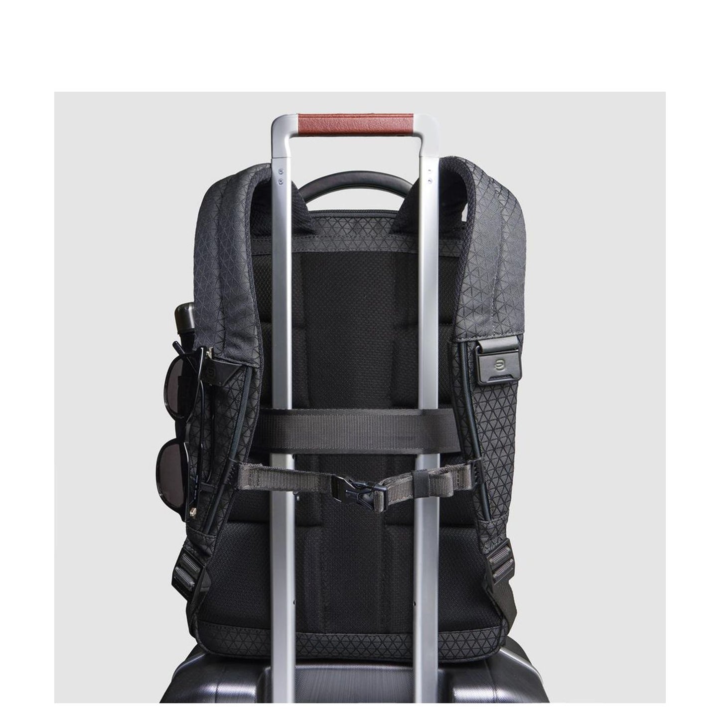 Piquadro W139 Modular Travel Laptop Backpack blue