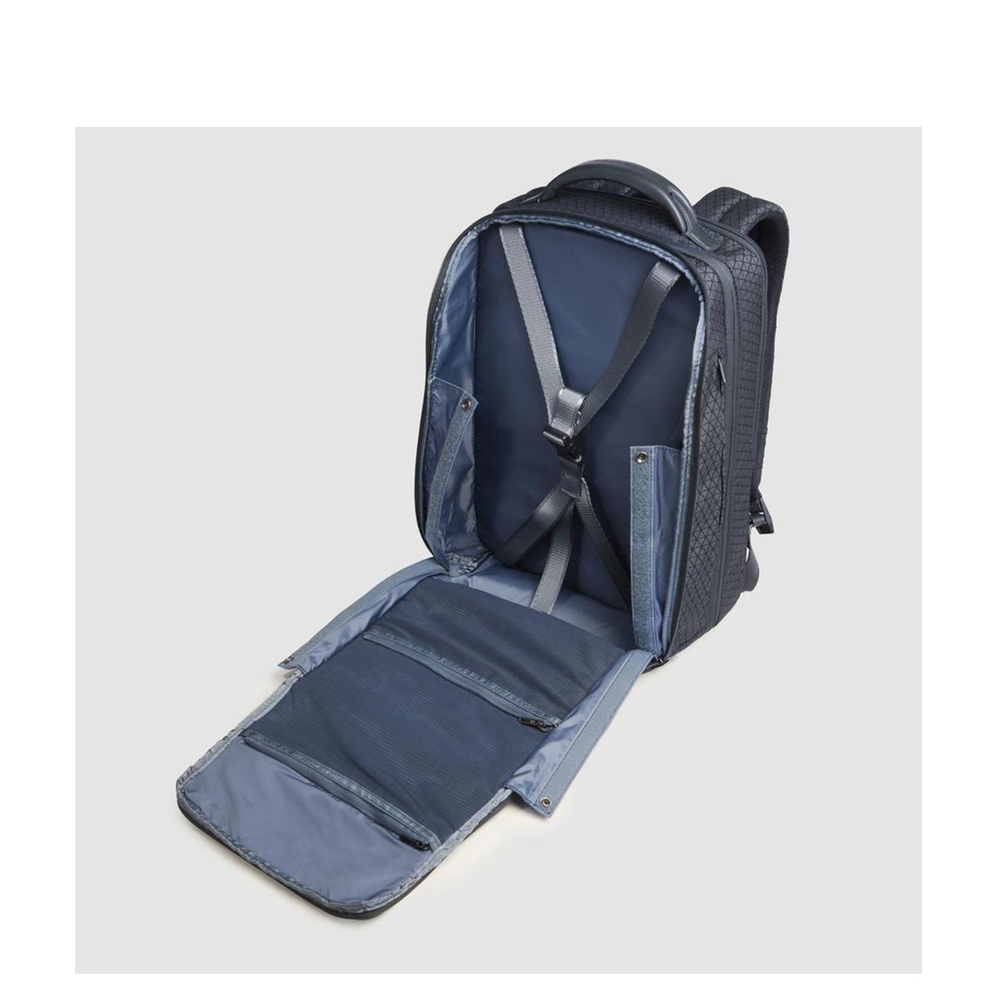 Piquadro W139 Modular Travel Laptop Backpack blue