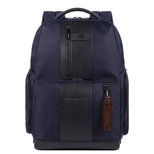 Piquadro Brief 2 Fast-check Laptop Backpack 15.6" dark blue
