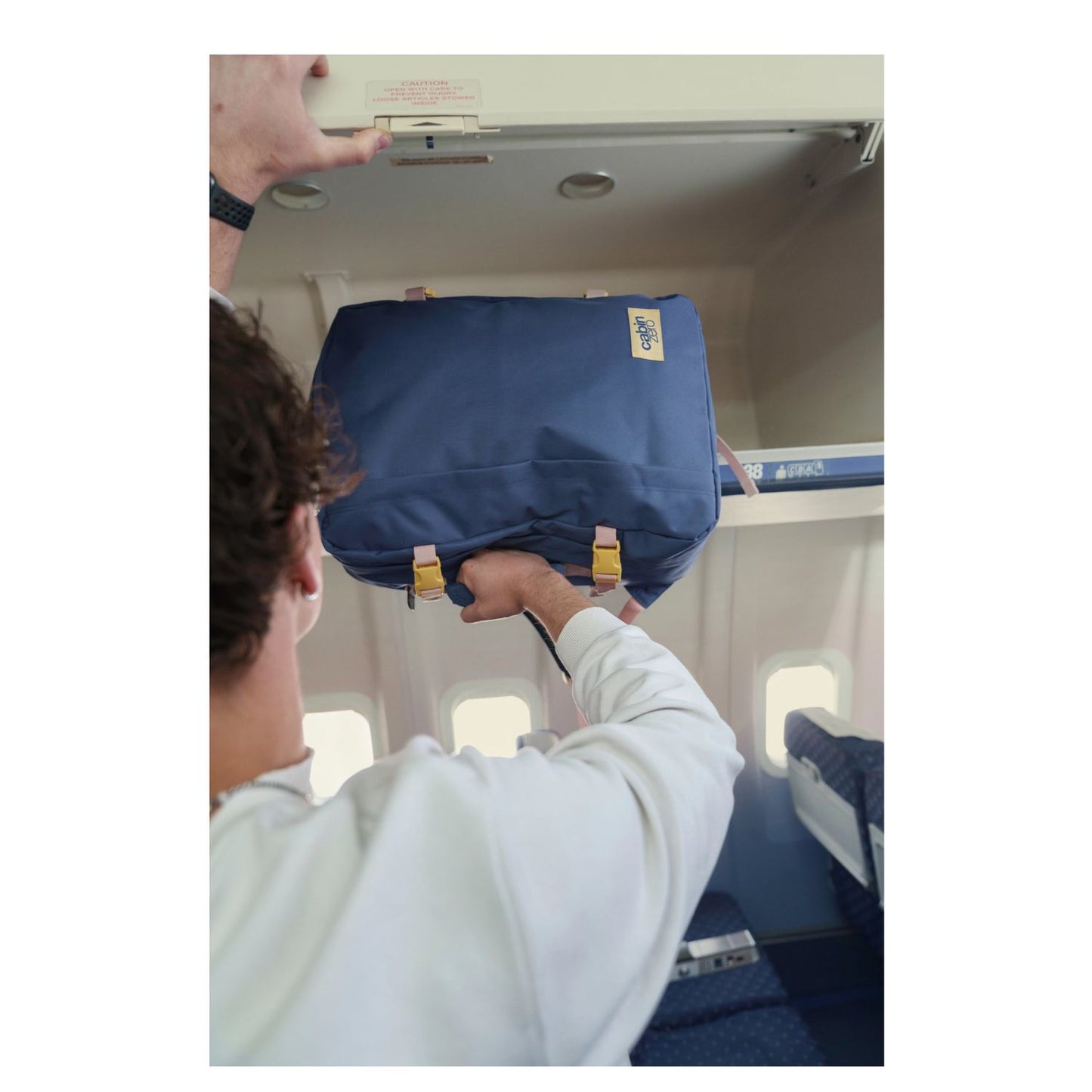 CabinZero Classic 44L Ultra Light Cabin Bag shibori blue