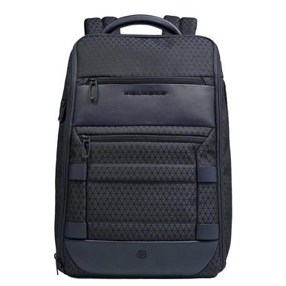Piquadro W139 Modular Travel Laptop Backpack blue