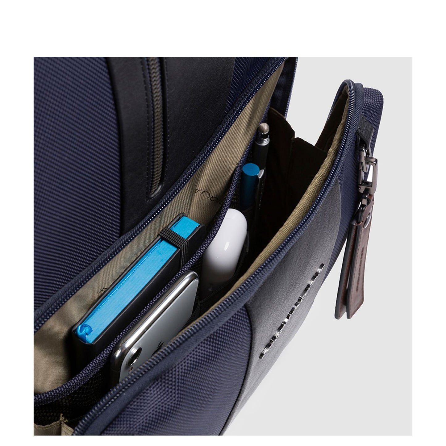 Piquadro Brief 2 Fast-check Laptop Backpack 15.6" dark blue