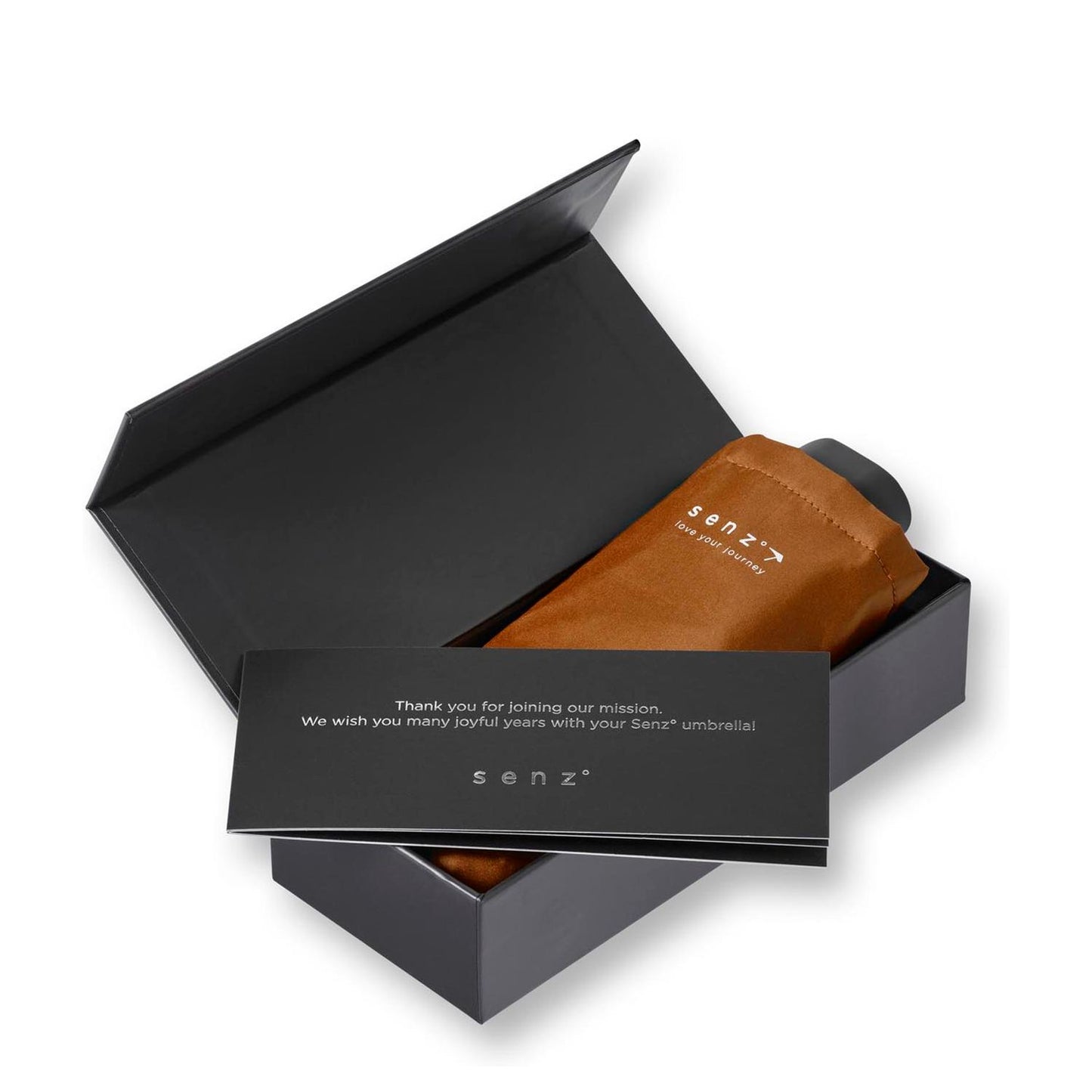 Senz Micro Manual Opvouwbare Stormparaplu sudan brown