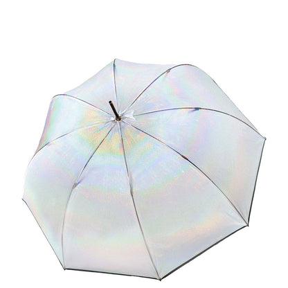 Knirps C.760 Stick Transparent stardust black