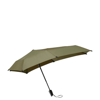Senz Mini Automatic Foldable Storm Umbrella martini olive