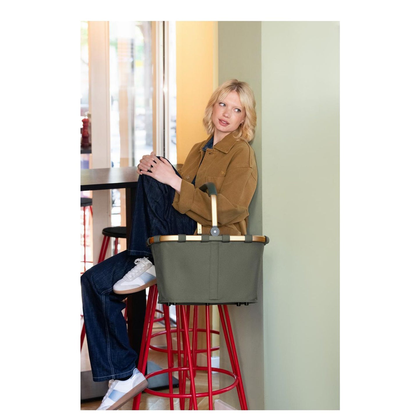 Reisenthel Shopping Carrybag Frame forest gold