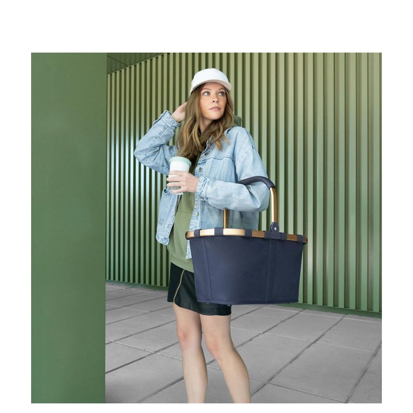 Reisenthel Shopping Carrybag Frame midnight gold