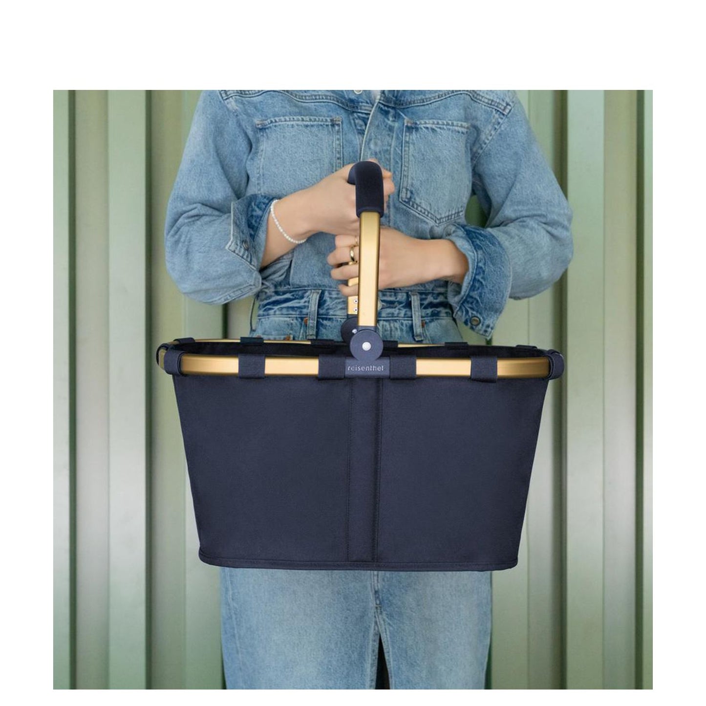 Reisenthel Shopping Carrybag Frame midnight gold