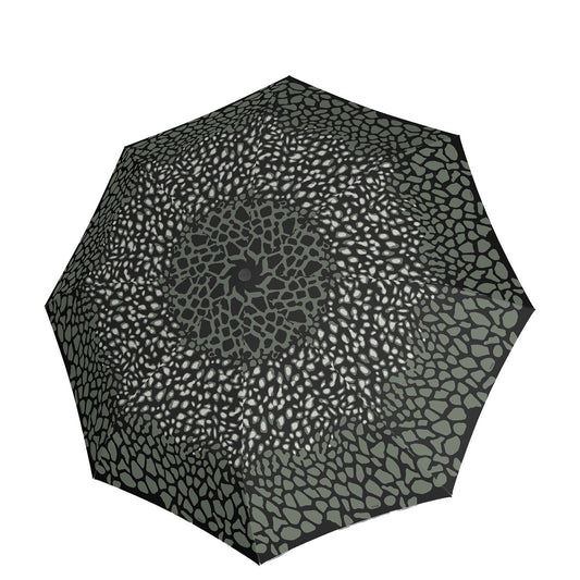 Knirps T.200 Medium Duomatic Umbrella animal olive