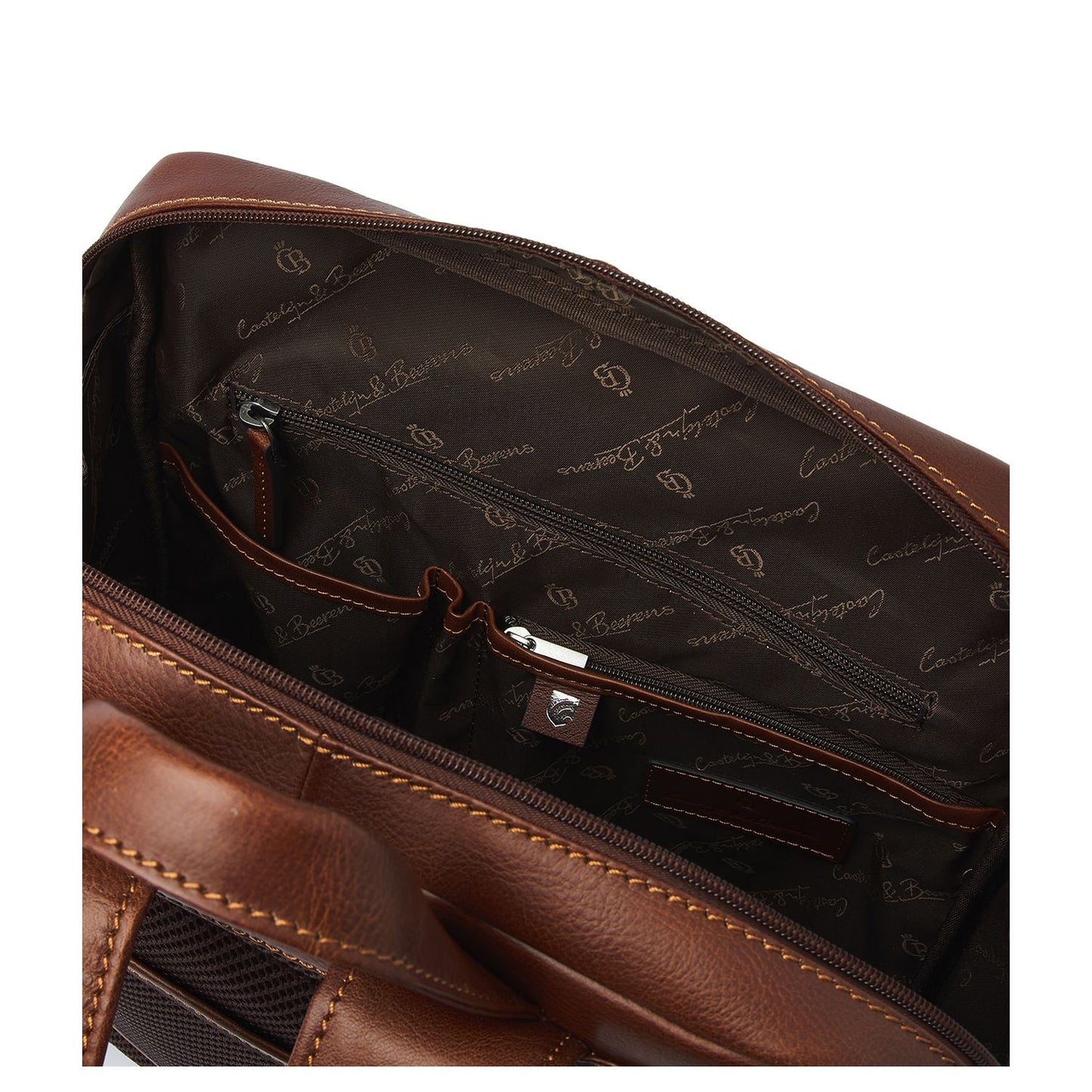 Castelijn & Beerens Specials Laptop Backpack 15.6" light brown