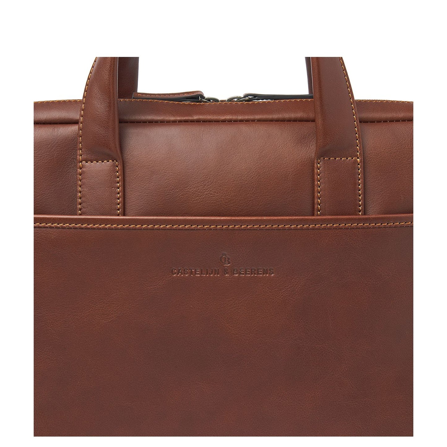 Castelijn & Beerens Specials Laptopbag 15.6" RFID light brown