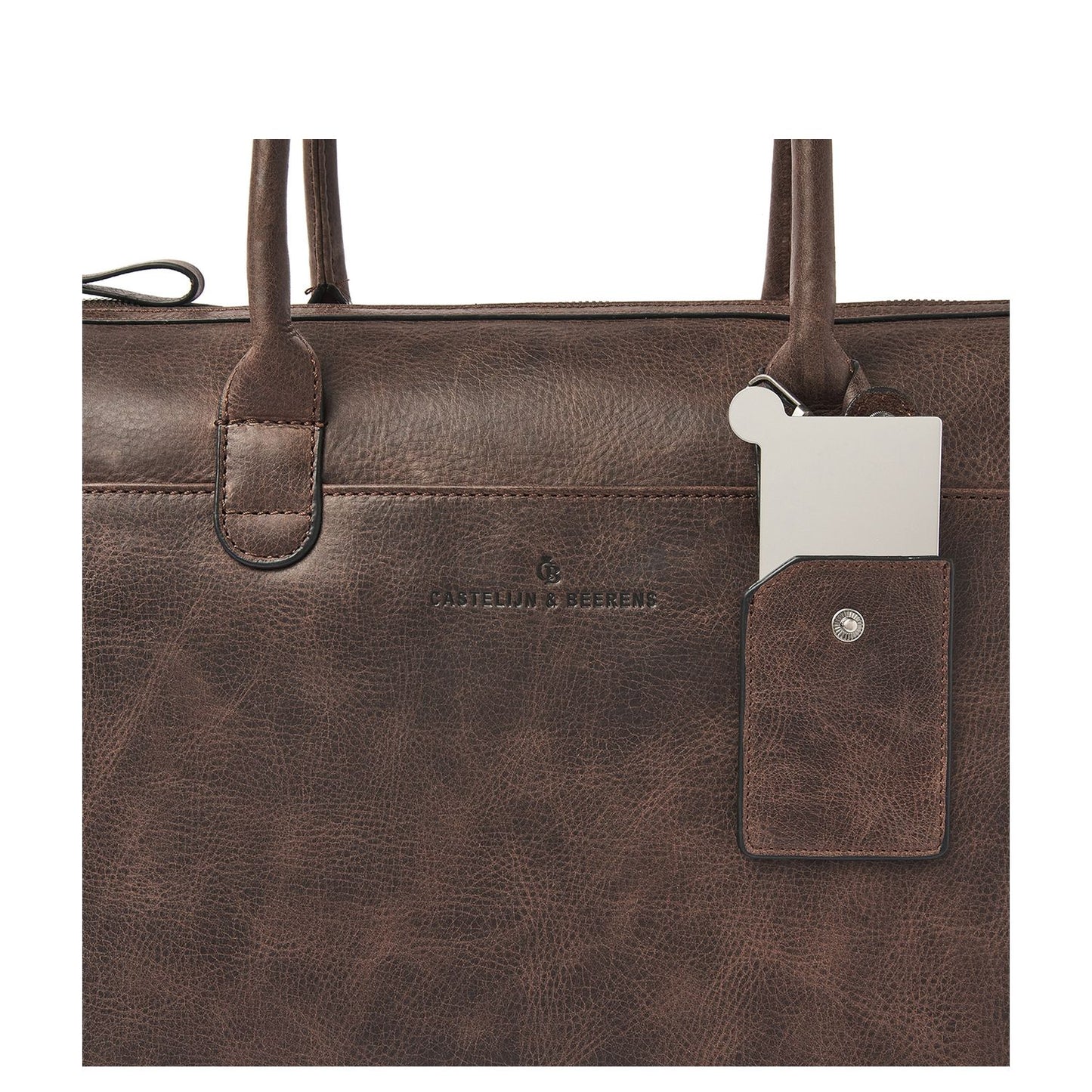Castelijn & Beerens Cavallo Laptopbag Shopper RFID 15.6" mocca