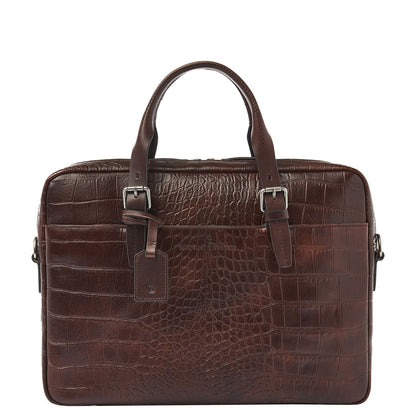 Castelijn & Beerens Aurum Laptopbag RFID 15.6" mocca