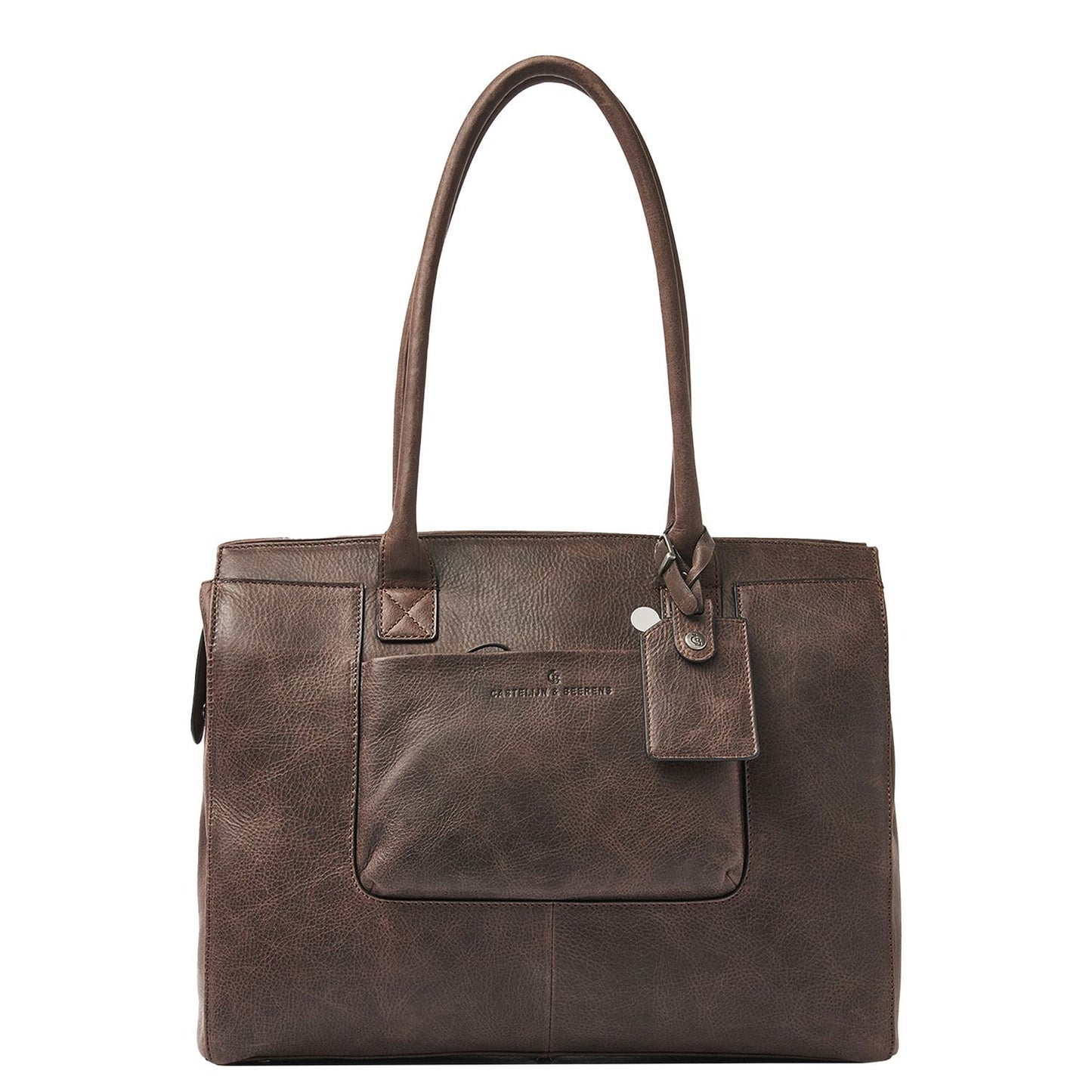 Castelijn & Beerens Aurellé Laptopbag Shopper RFID 15.6" mocca