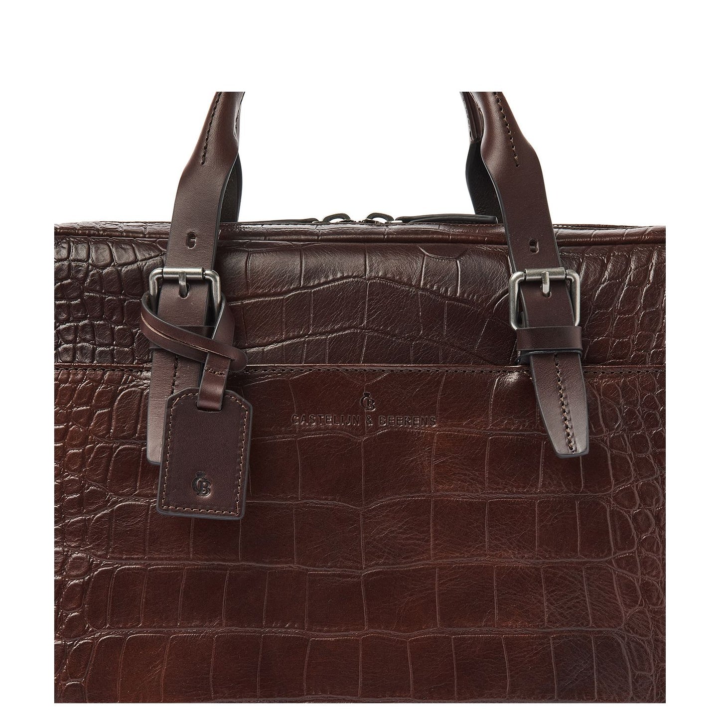 Castelijn & Beerens Aurum Laptopbag RFID 15.6" mocca