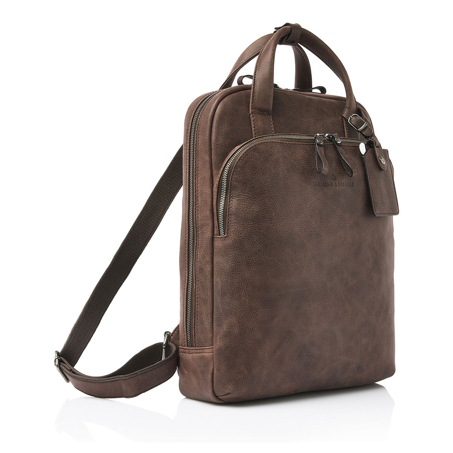 Castelijn & Beerens Carisma Laptop Rugzak 15.6" + tablet mocca