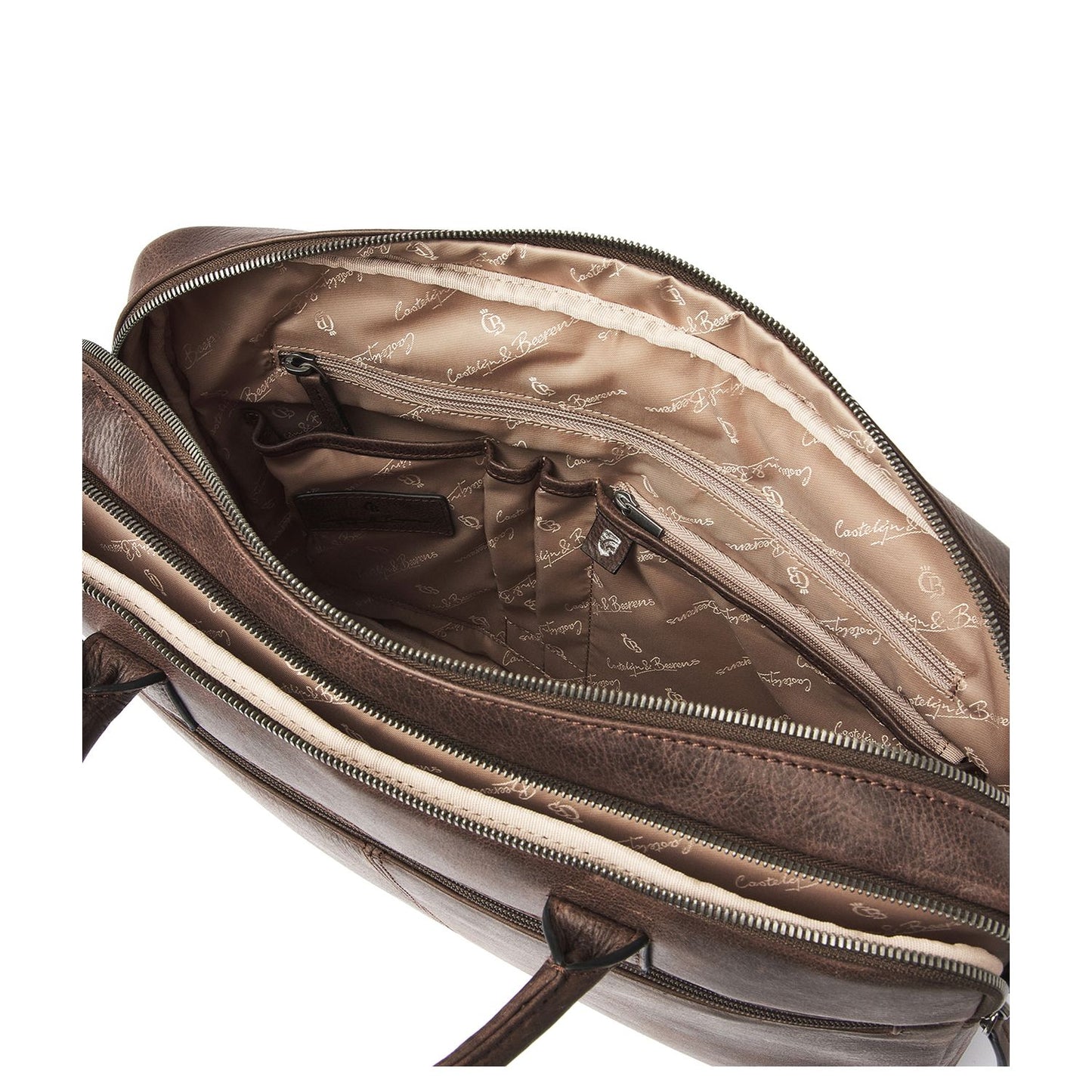 Castelijn & Beerens Carisma Laptopbag 15.6" mocca