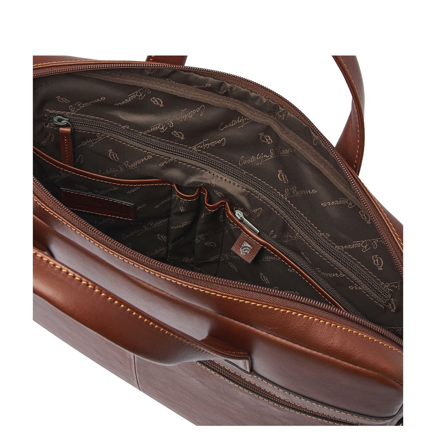 Castelijn & Beerens Specials Laptopbag 15.6" RFID light brown