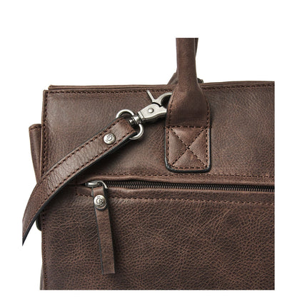 Castelijn & Beerens Aurellé Laptopbag Shopper RFID 15.6" mocca