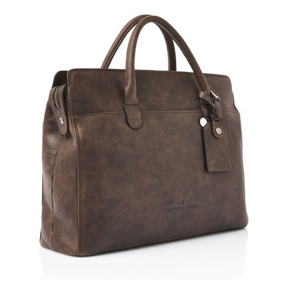 Castelijn & Beerens Cavallo Laptopbag RFID 15.6" mocca