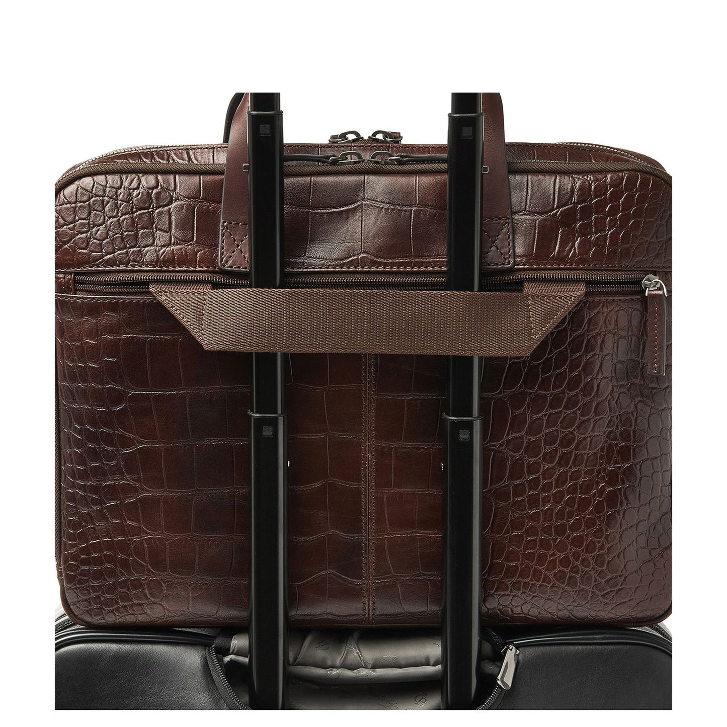 Castelijn & Beerens Aurum Laptopbag RFID 15.6" mocca