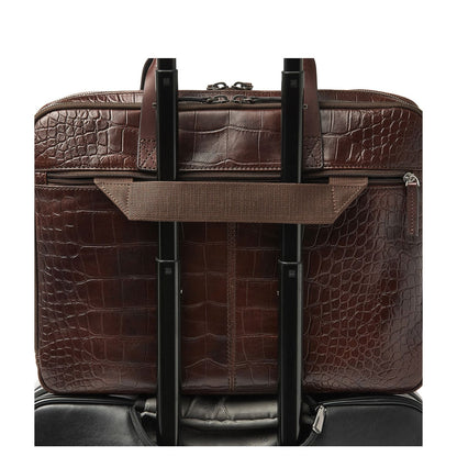 Castelijn & Beerens Aurum Laptopbag RFID 15.6" mocca
