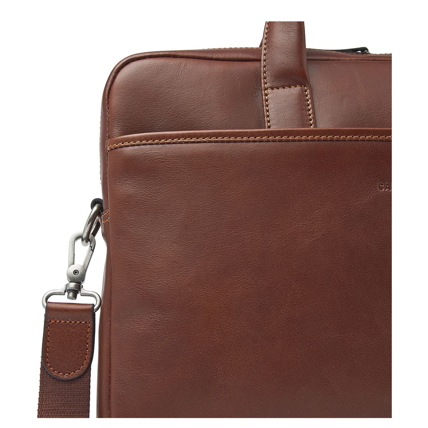 Castelijn & Beerens Specials Laptopbag 15.6" RFID light brown