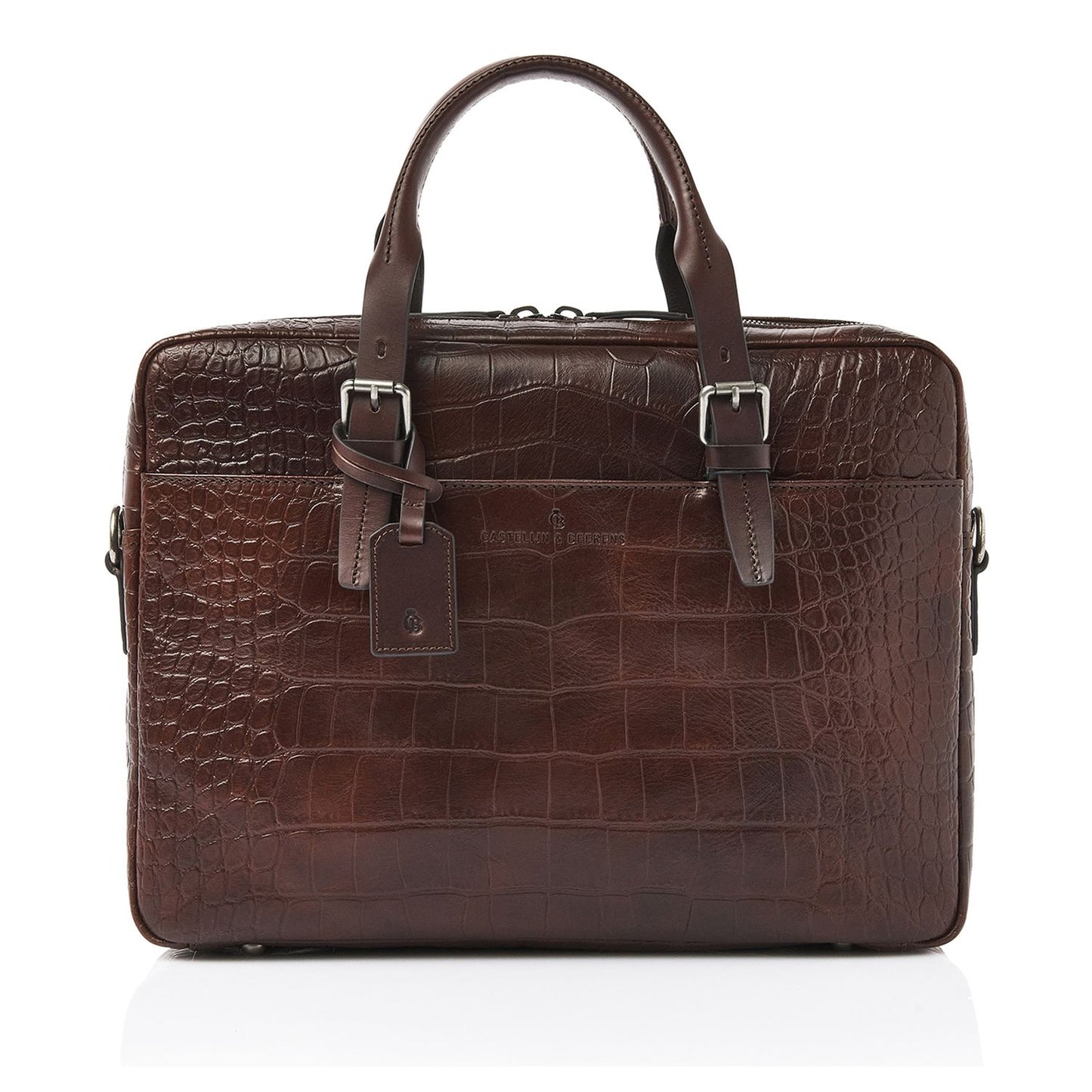 Castelijn & Beerens Aurum Laptopbag RFID 15.6" mocca