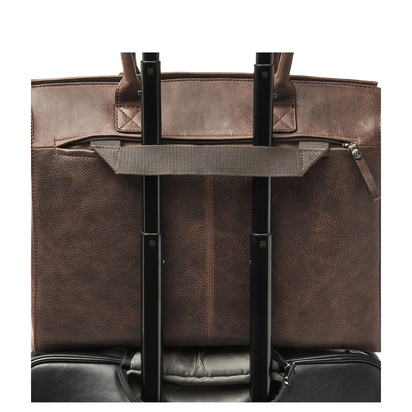 Castelijn & Beerens Aurellé Laptopbag Shopper RFID 15.6" mocca