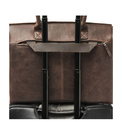 Castelijn & Beerens Aurellé Laptopbag Shopper RFID 15.6" mocca