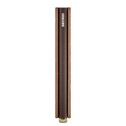 Secrid Slimwallet Emboss Lines V2 cognac