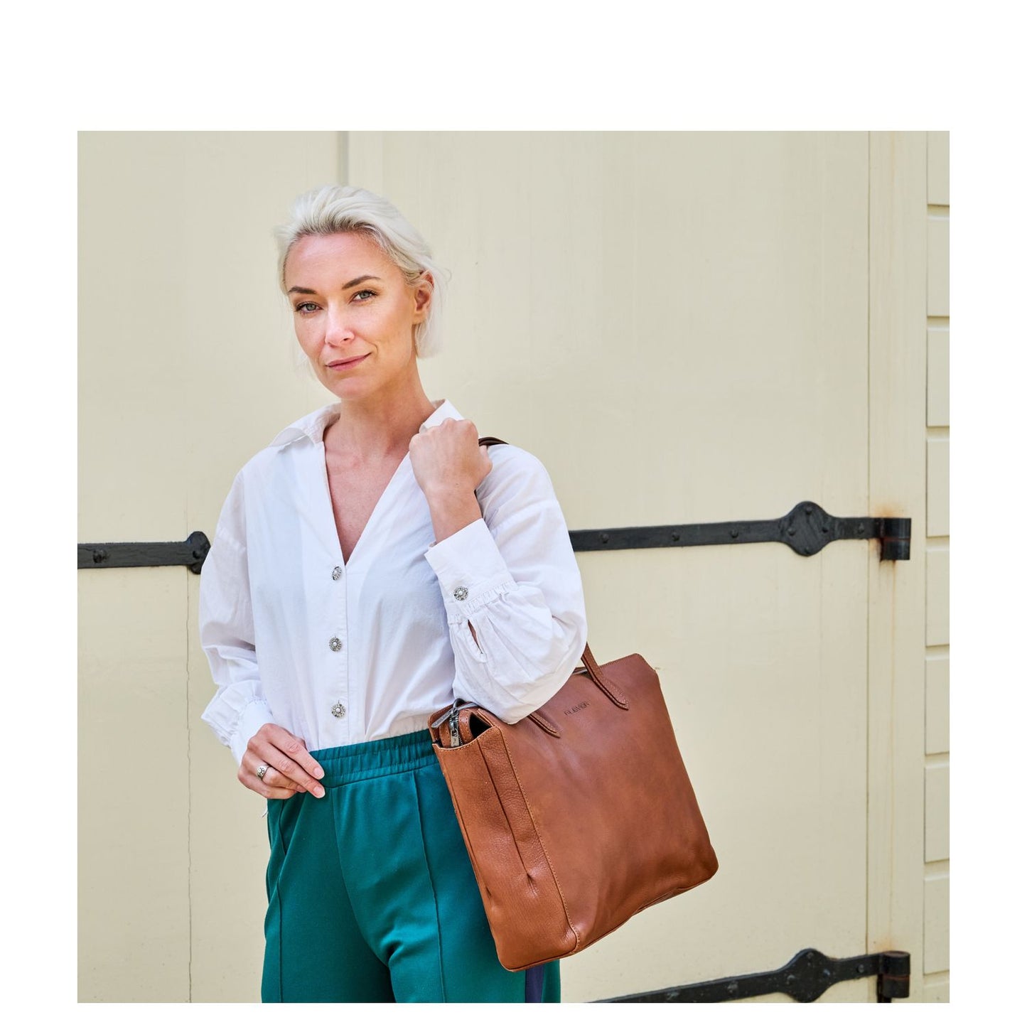 Plevier Burns Laptopbag 14-16" cognac