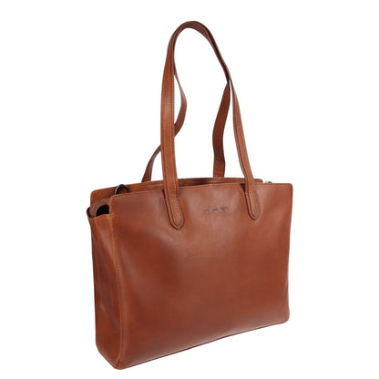 Plevier Burns Laptopbag 14-16" cognac