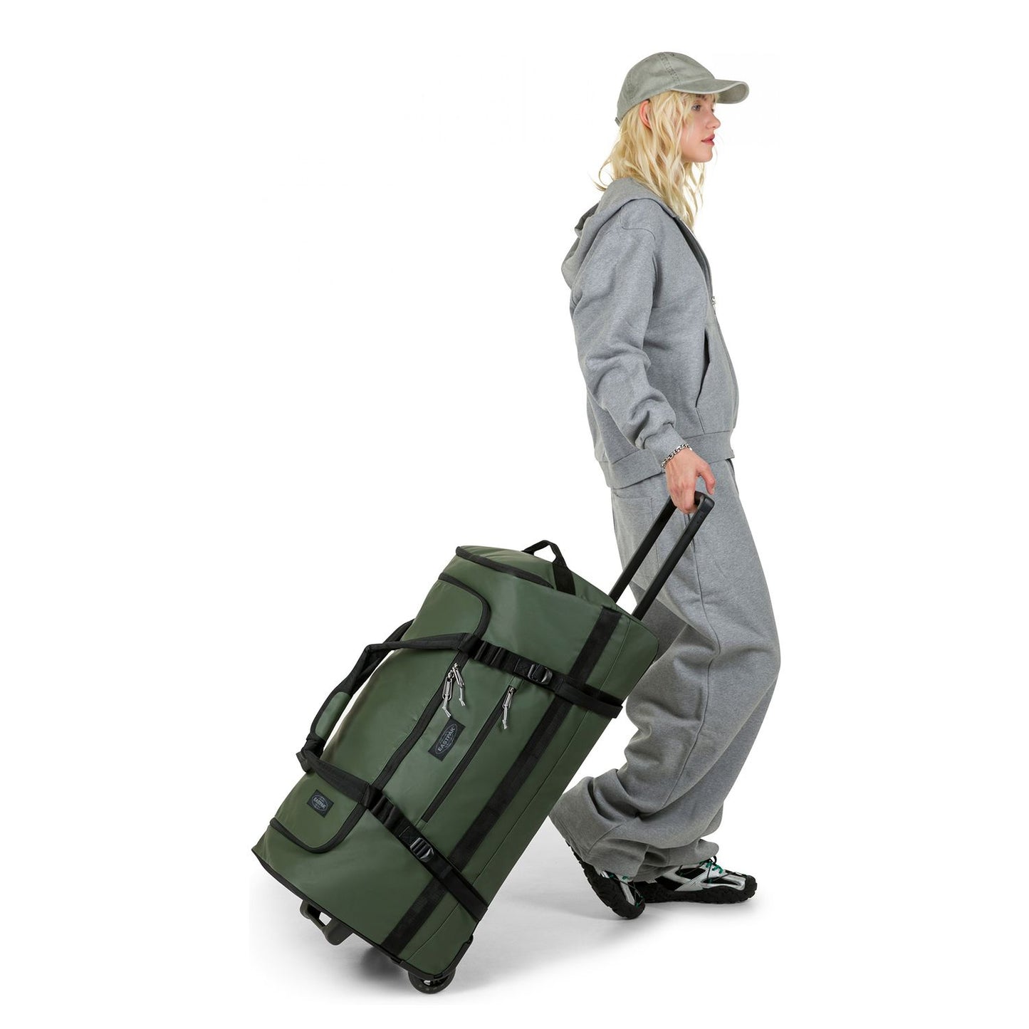 Eastpak Duffel Pack Wheel L tarp forest