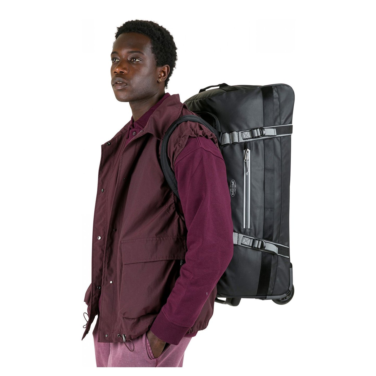 Eastpak Duffel Pack Wheel M tarp reflect