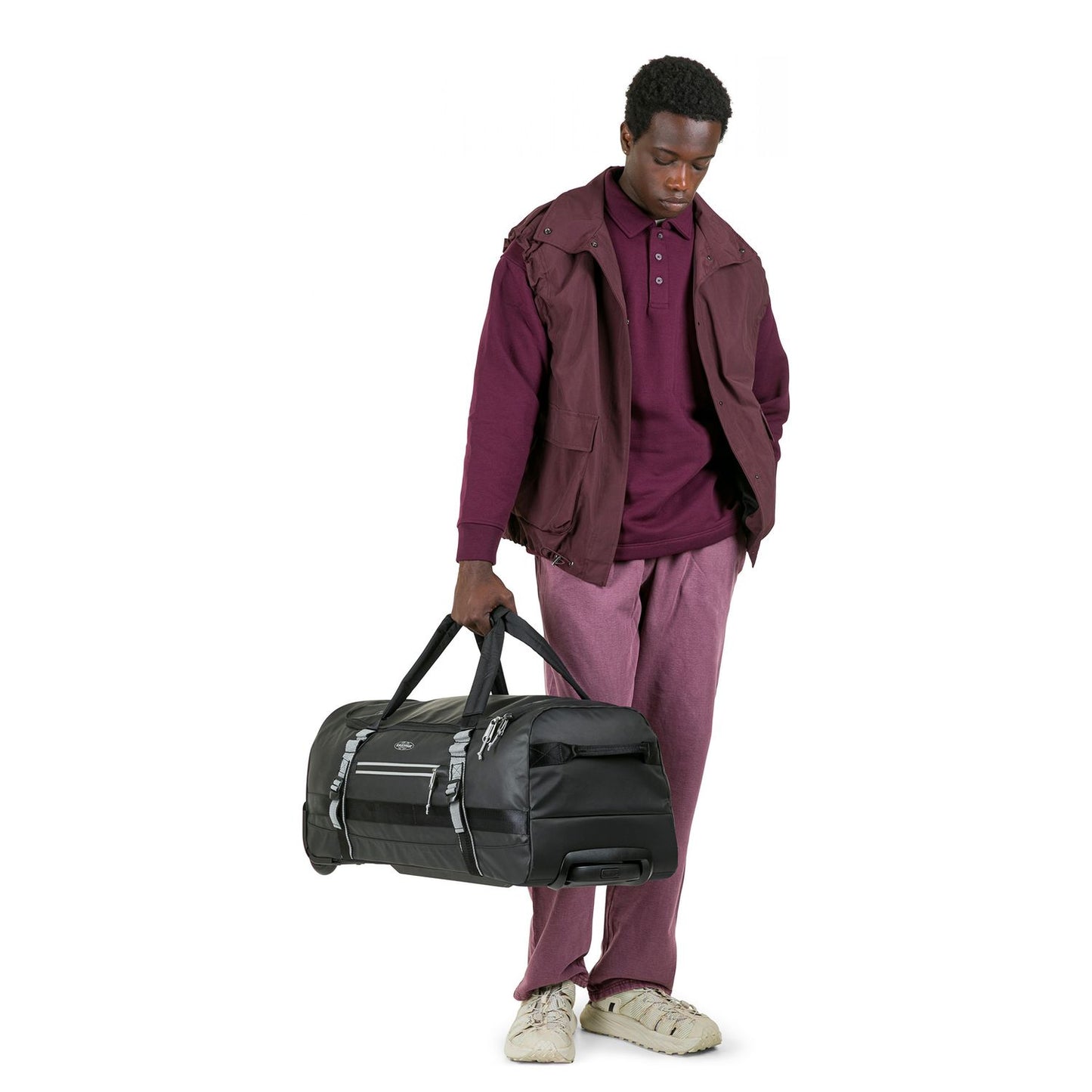 Eastpak Duffel Pack Wheel M tarp reflect