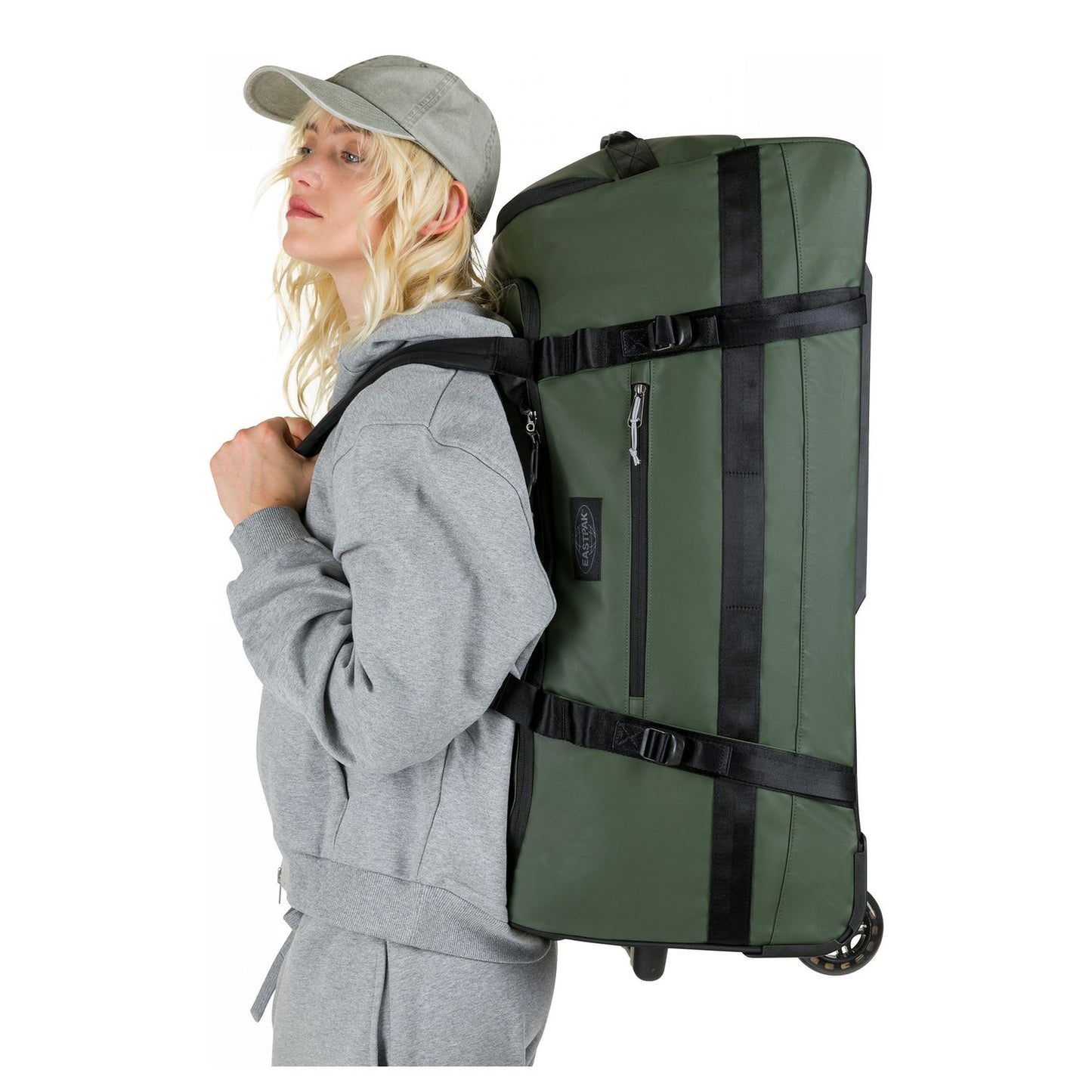 Eastpak Duffel Pack Wheel L tarp forest