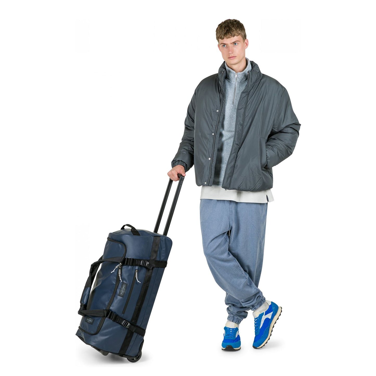 Eastpak Duffel Pack Wheel M tarp navy