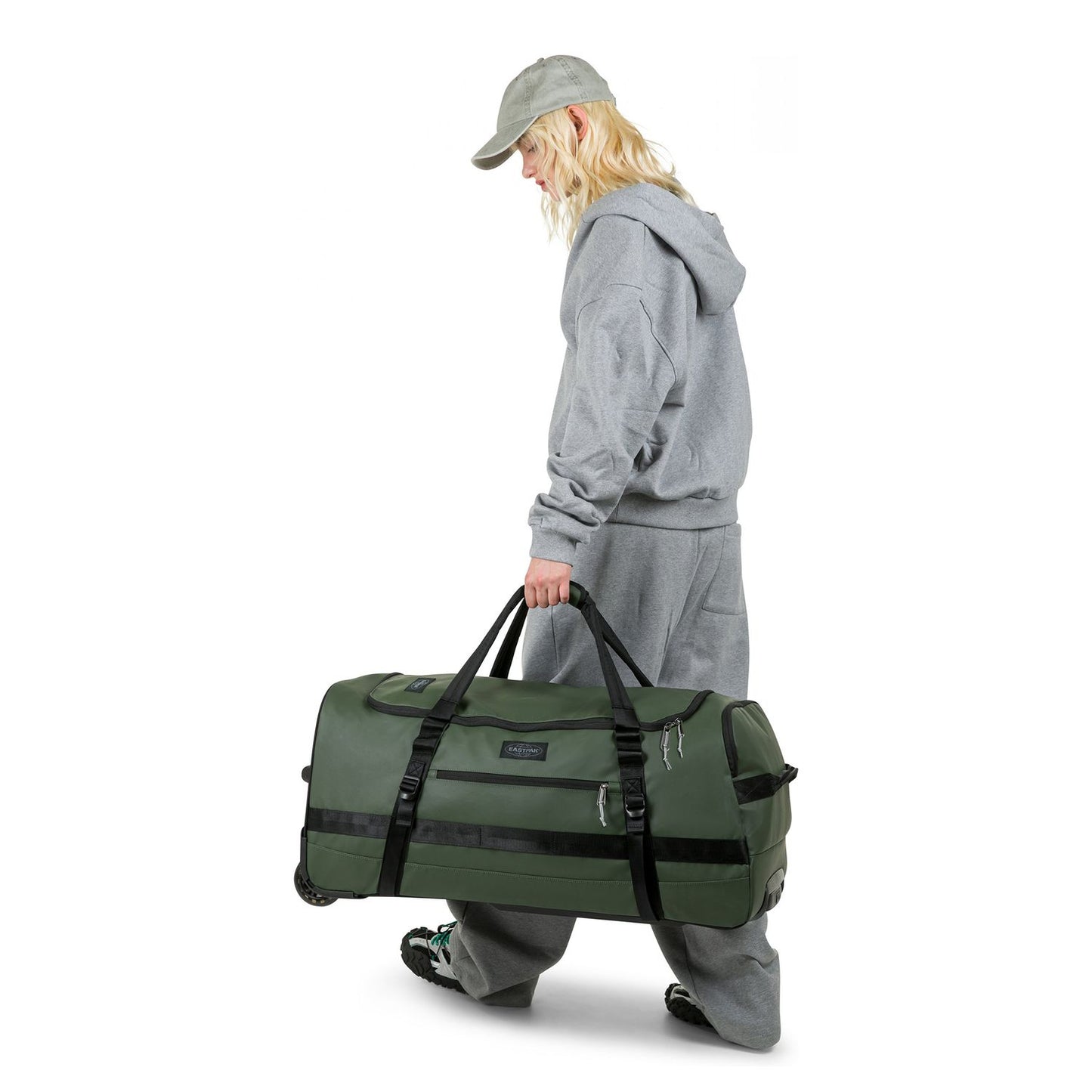 Eastpak Duffel Pack Wheel L tarp forest