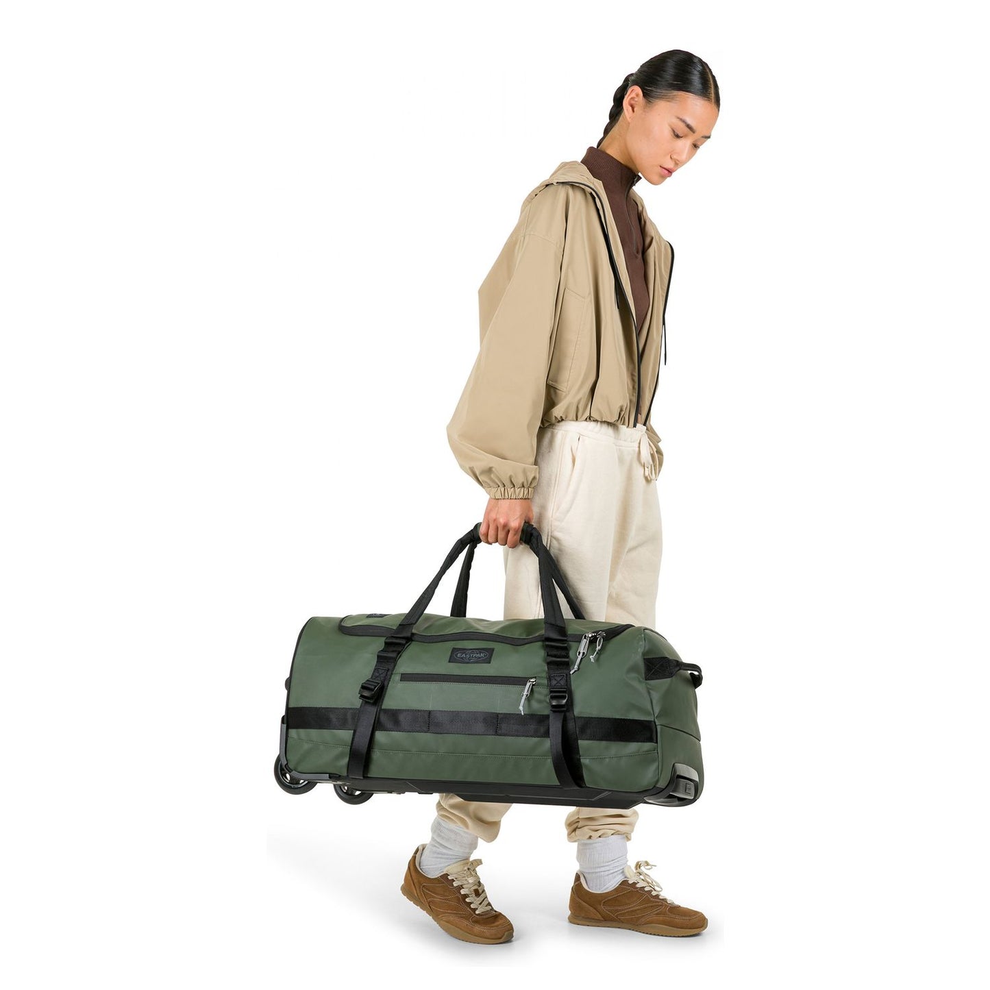 Eastpak Duffel Pack Wheel M tarp forest