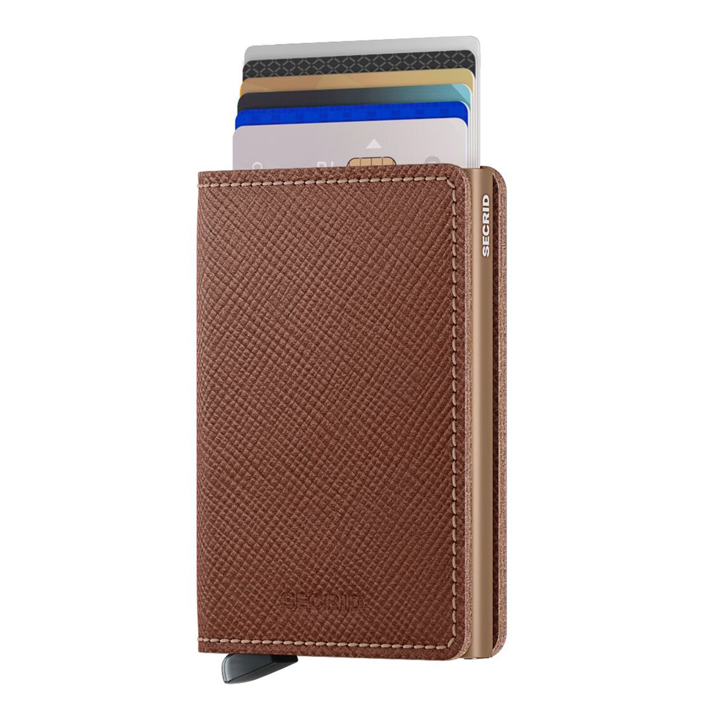 Secrid Slimwallet Portemonnee Saffiano caramel