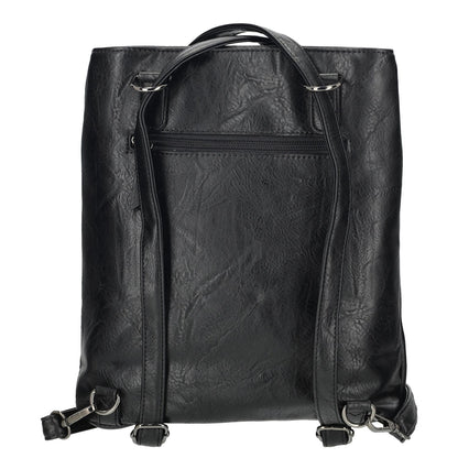 Enrico Benetti Julia Laptop Backpak Shoulderbag black